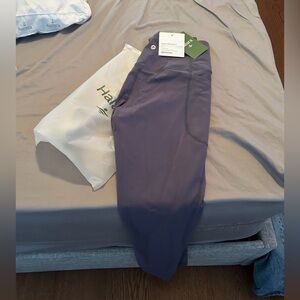 Silent blue halara legging 7/8 size small